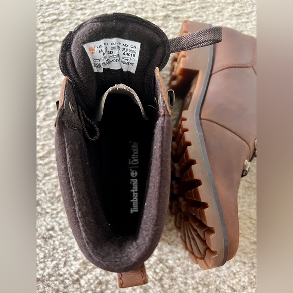 Timberland Ellendale Water Resistant Hiker Boot Brown Grain Leather - Picture 11 of 12